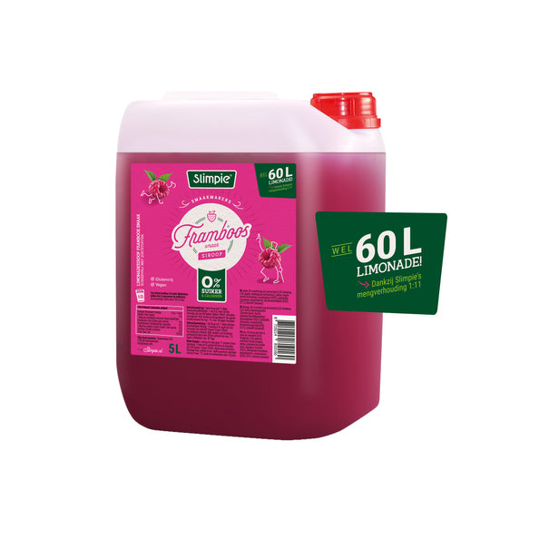 Sirop de limonade Slimpie framboise (5 litres)