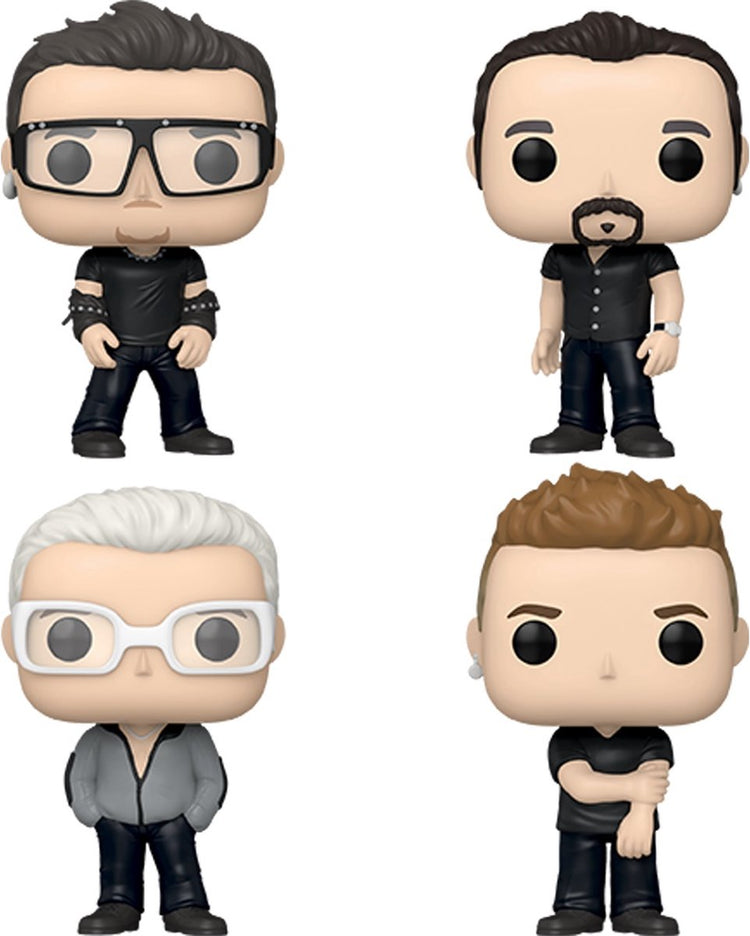 Funko u2-pop! albums dlx 4-pack figurine de collection pop 9 cm - multicolore