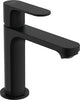 Hansgrohe rebris s - mitigeur de lavabo - commande monocommande - démarrage à froid à économie d'énergie - ecosmart+ économie d'eau - avec vidage - taille 110 mm - noir mat