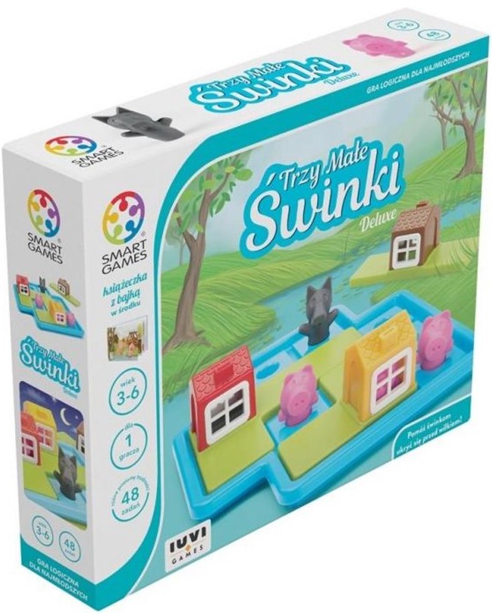 Smartgames jeux intelligents trzy małe świnki (pl) jeux iuvi