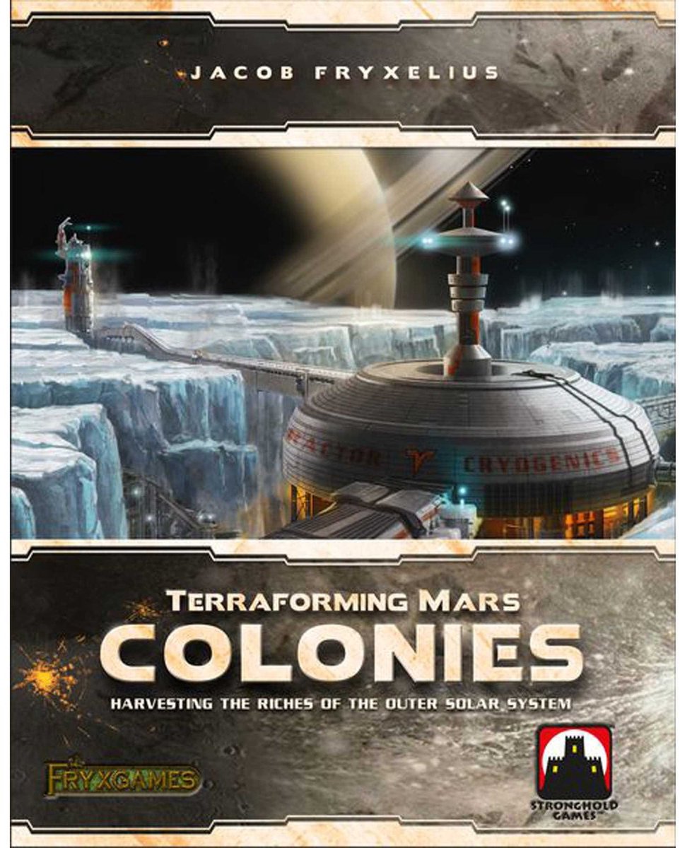 Stronghold Games terraforming mars : colonies - extension anglaise - jeu de société