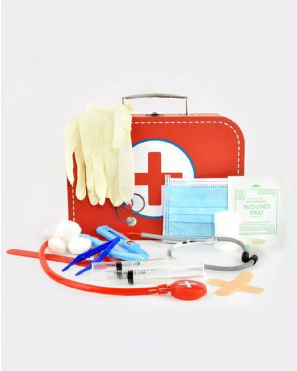 Ensemble de jouets pour sac de médecin Den Goda Fen - Ensemble de médecin - Jeu de rôle.