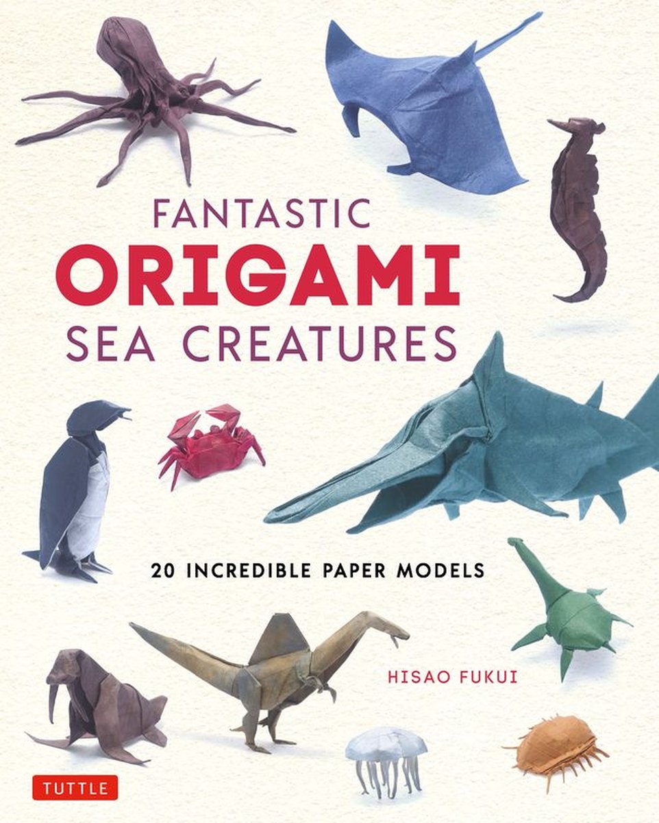 Créatures marines fantastiques en origami