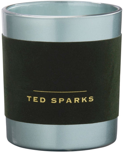 Ted Sparks - bougie parfumée demi - collection velours - 60 heures de combustion - 1 mèche - emballage luxe - mousse de bois de santal