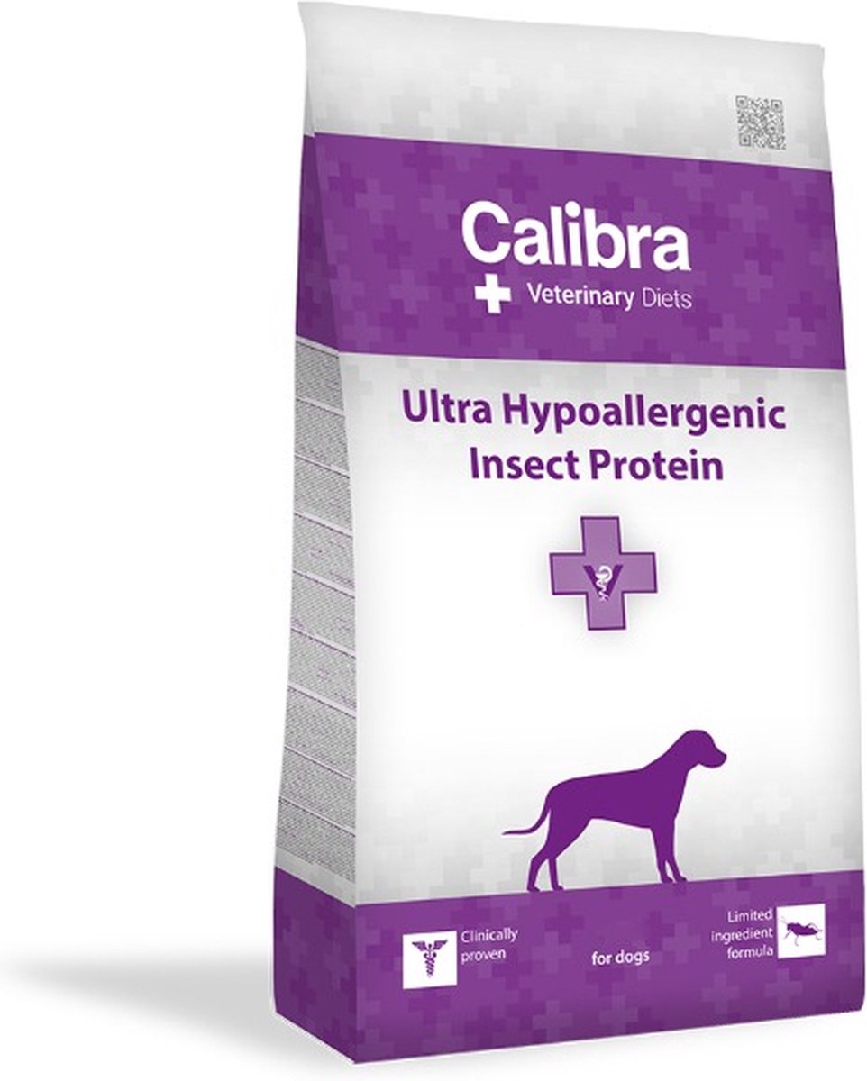 Calibra vd ultra-ha insectes 12kg nourriture pour chien