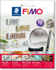 Tôle Fimo - argent