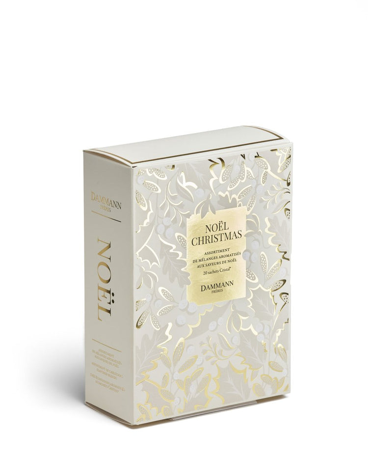 Dammann frères - 20 sachets de thé en cristal - assortiment noël