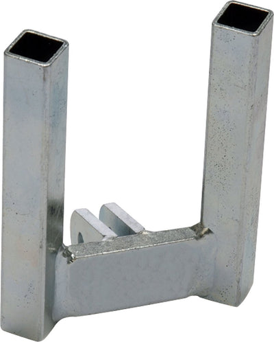 Douille de guidage de charge Twinny - 150 mm - pour barres d'attelage à montage très bas - se monte sur la pièce d'attelage existante - pour porte-vélos équipés de deux axes