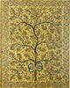 Carnet surdimensionné Peter Pauper - arbre de vie en soie - avec ruban de lecture - 18x23 cm