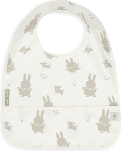 Jollein x Miffy bavoir imperméable miffy snuffy - vert olive - 2 pièces