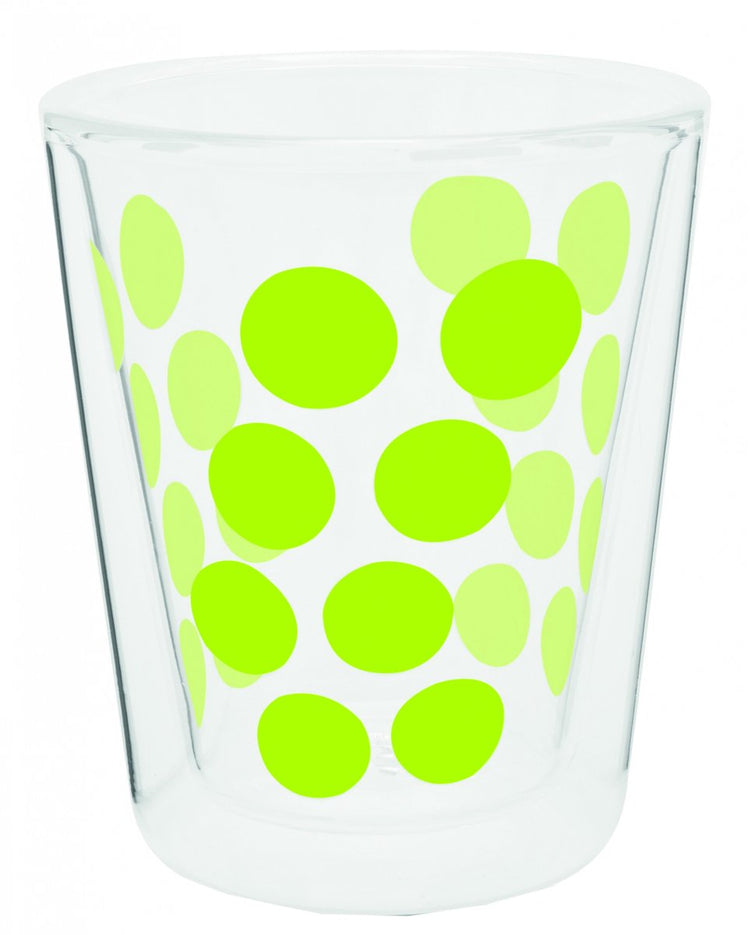 Zak!designs tasse à café dotdot - double paroi - 20 cl - vert