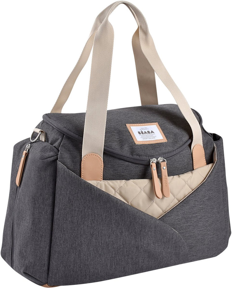 Béaba Sac à langer Sydney - matelas à langer amovible - nombreux rangements - compartiment isotherme - gris chiné