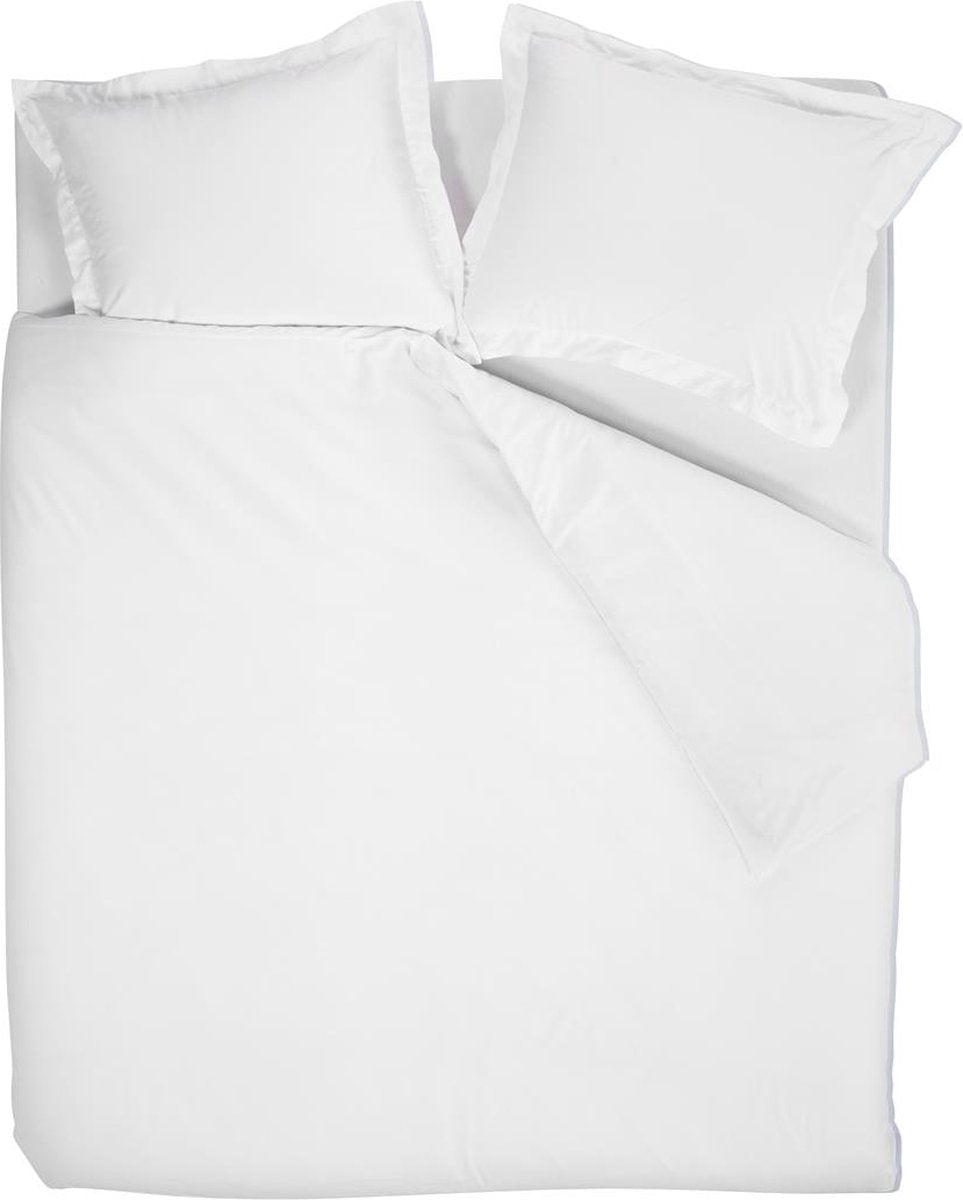 Housse de couette brillante Beddinghouse - double - 200x200 220 cm - blanc