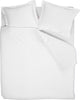 Housse de couette brillante Beddinghouse - double - 200x200 220 cm - blanc