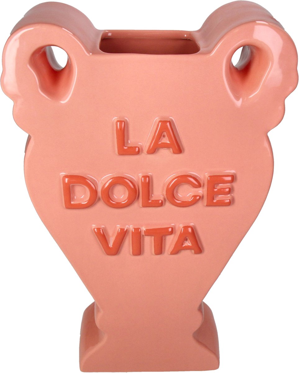 Vase collection Hd la dolce vita faïence 23x9,5x35,8cm