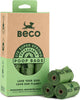 Becopets beco pets sacs à crottes de chien durables - grands et solides - 270 pièces (18 x 15)