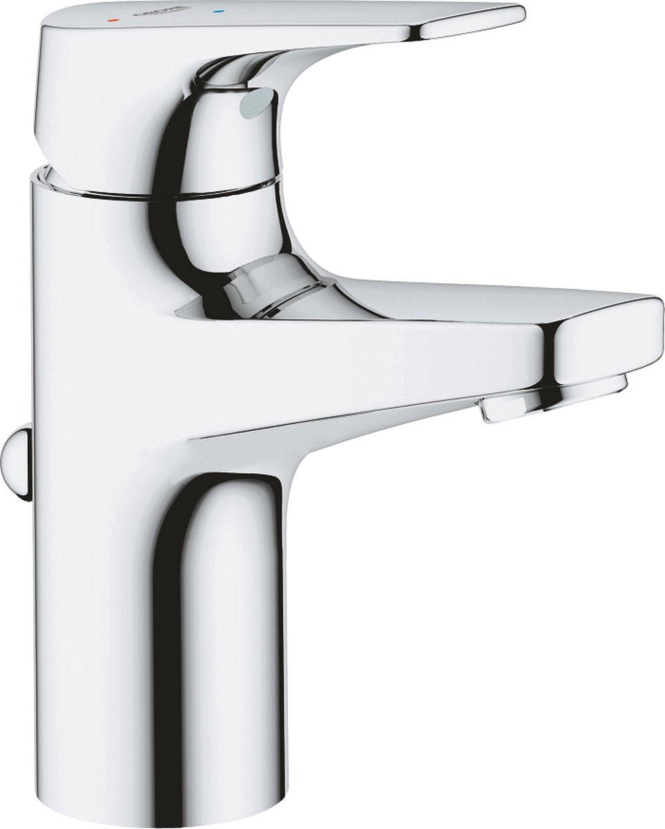 Robinet pour lavabo Grohe quickfix start flow - économie d'eau - avec garniture de vidage - chrome - 23769000