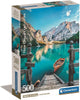 Clementoni - puzzle - 500 pièces - braies plus - puzzle pour adultes - collection de haute qualité
