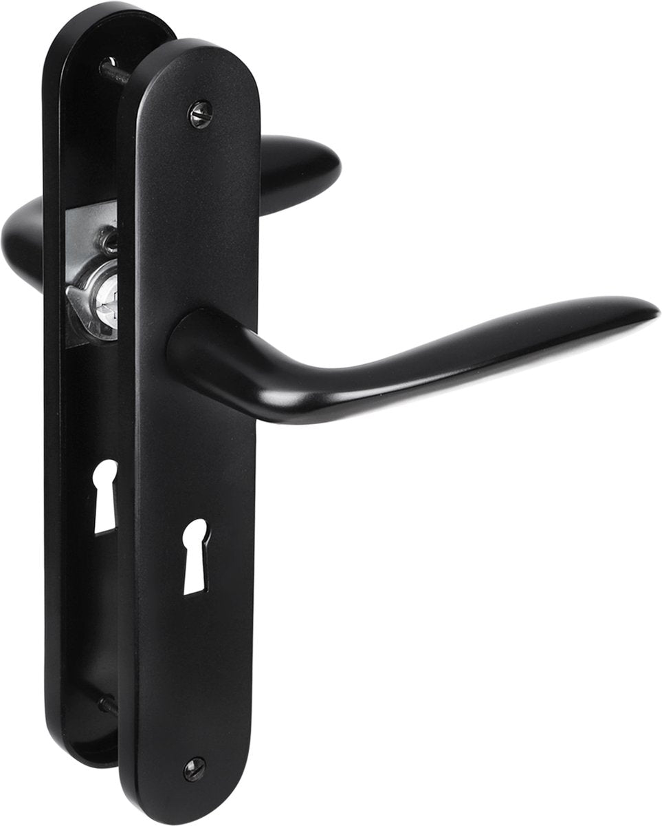 Tabouret de lac Impresso avec bouclier ovale SL56 vis aluminium noir