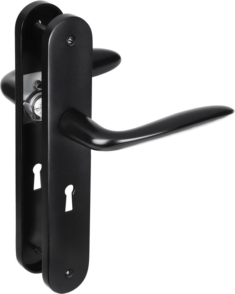 Tabouret de lac Impresso avec bouclier ovale SL56 vis aluminium noir