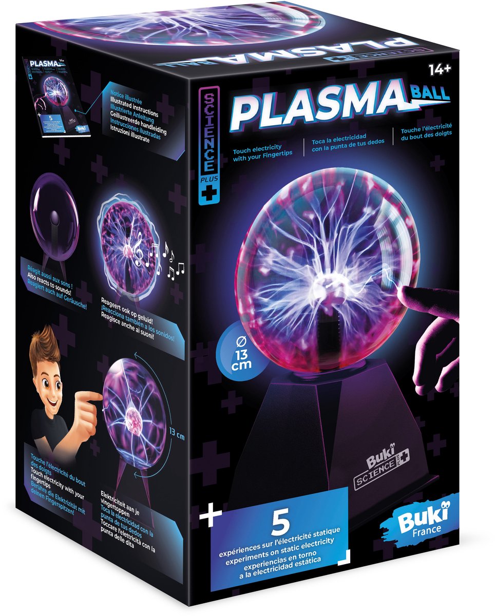 Buki france buki - boule de plasma - expérience