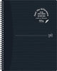 Carnet durable Oxford origin a4+ à carreaux 5mm 70 feuilles 90g noir