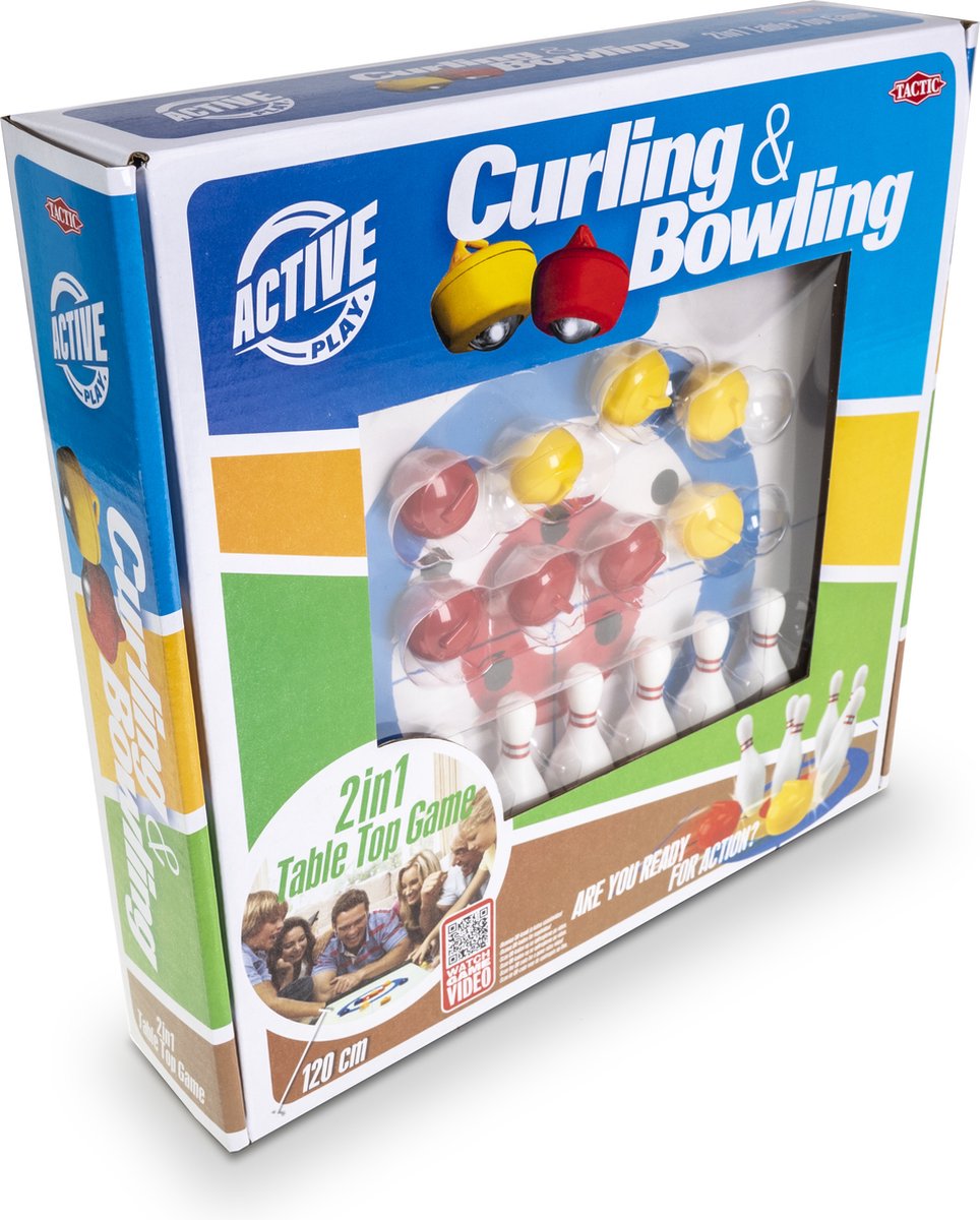 Jeu de table 2 en 1 Tactic Curling Bowling