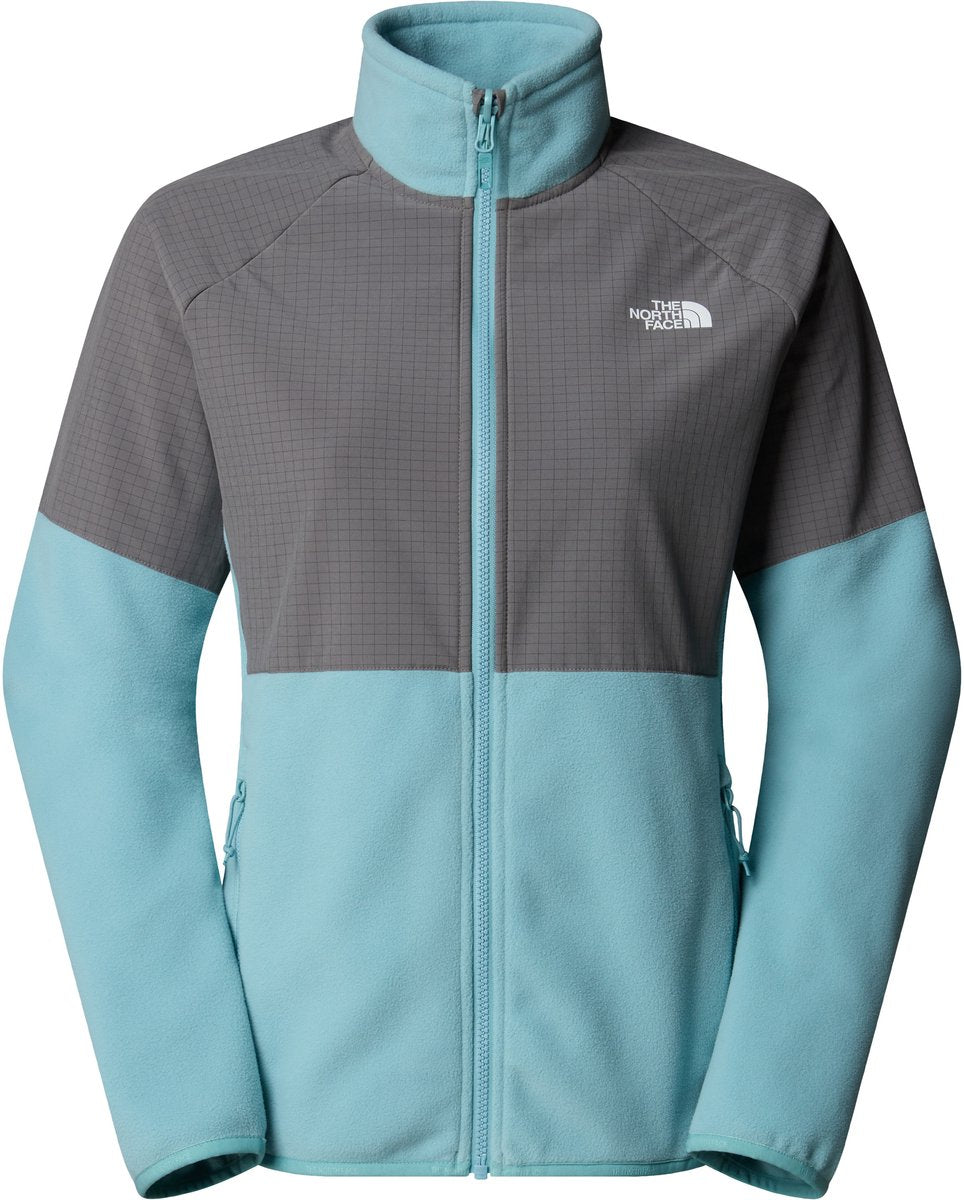 The North Face W Glacier Heavyweight Full Zip Jacket Veste d'extérieur pour femme - Blue Eclipse Smoked Pea