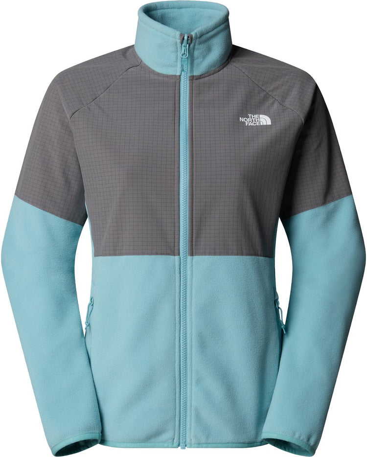 The North Face W Glacier Heavyweight Full Zip Jacket Veste d'extérieur pour femme - Blue Eclipse Smoked Pea
