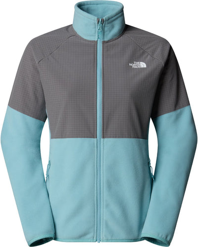 The North Face W Glacier Heavyweight Full Zip Jacket Veste d'extérieur pour femme - Blue Eclipse Smoked Pea