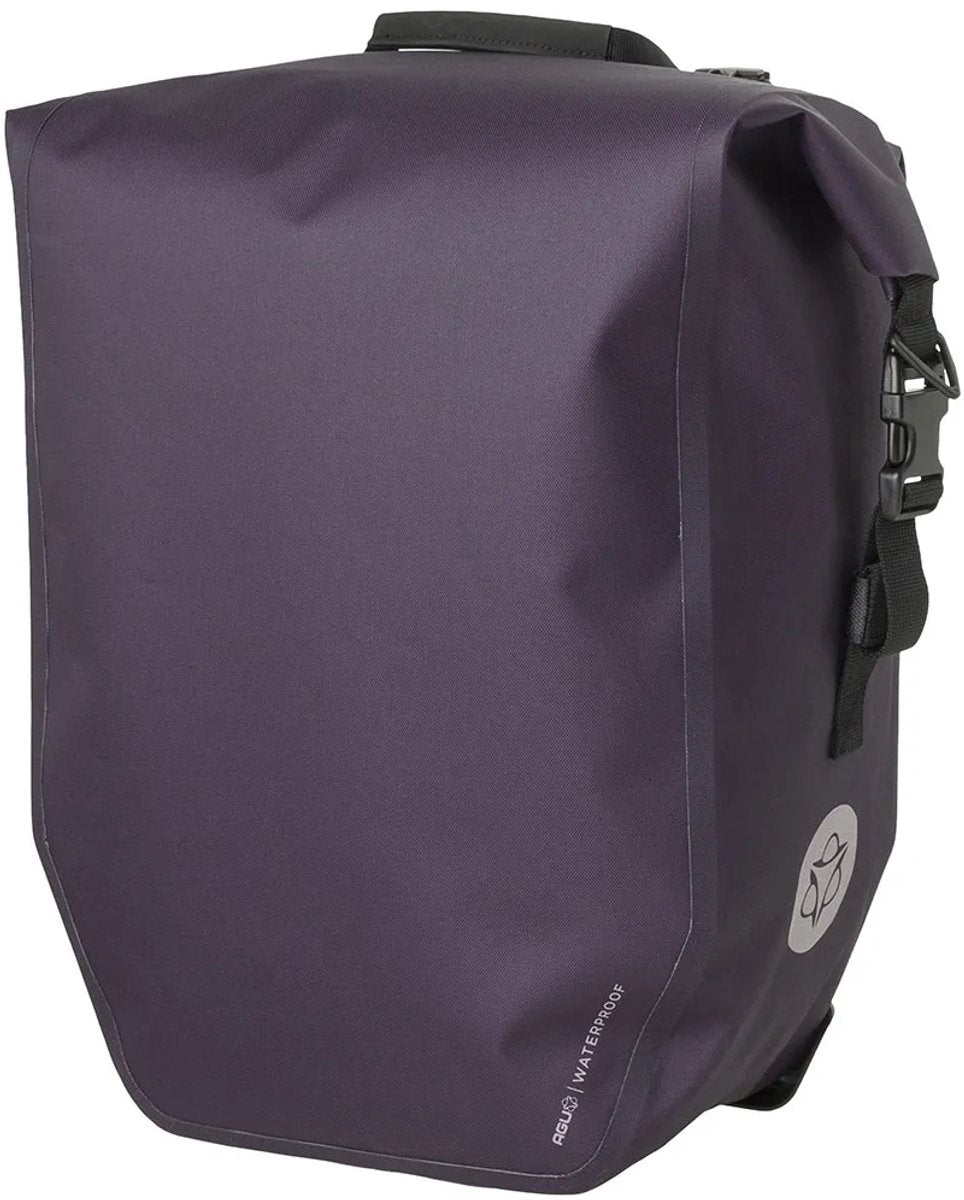 Agu clean sac de vélo simple abri click'ngo large - velours violet - 21
