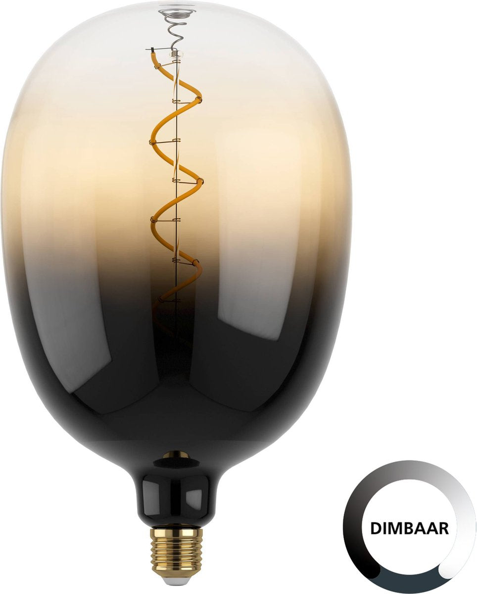 Lampe LED Eglo - E27 - ø 18 cm - T180 - couleur sable - 1700k - dimmable