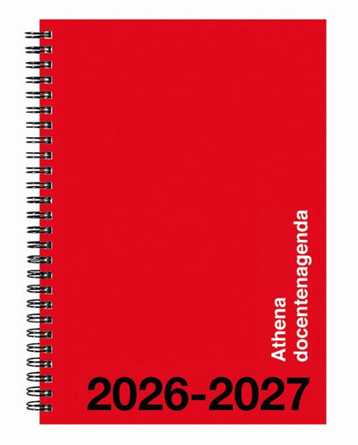 Agenda des enseignants Bekking Blitz Athena 2026–2027 a4 – classeur à anneaux – aperçu hebdomadaire des horaires de cours – juillet 2026 – juillet 2027