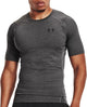Chemise de sport Under Armour UA HG Armour Comp SS pour Homme - Gris - Noir