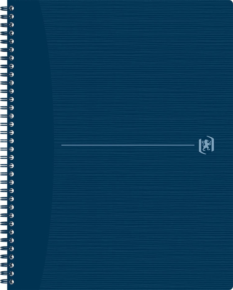 Oxford origins - carnet durable - a4+ - à carreaux - 5mm - 70 feuilles - bleu