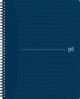 Oxford origins - carnet durable - a4+ - à carreaux - 5mm - 70 feuilles - bleu