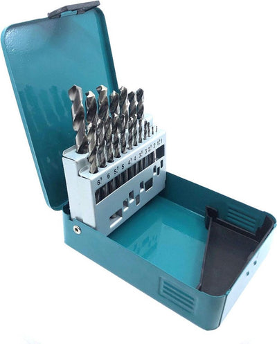 Makita accessoires jeu de forets à métaux | 19 pièces | hss-g-d-54025 - d-54025