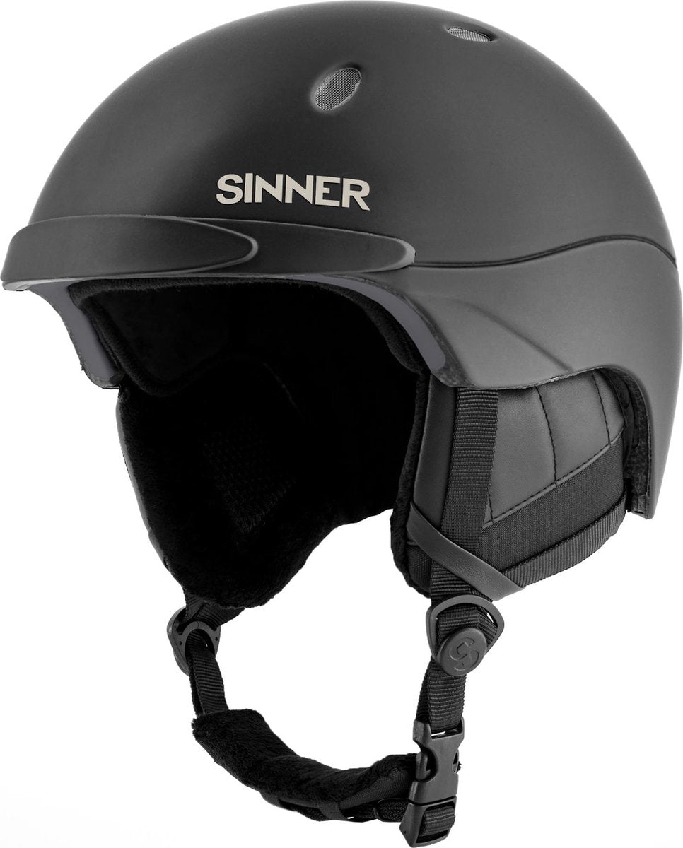 Casque de ski unisexe Sinner titan - noir mat - taille l, 59-62 cm