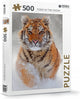 Rebo productions puzzle tigre dans la neige 500 pièces