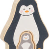 Goki Wooden Puzzle debout Pinguint, 2e.
