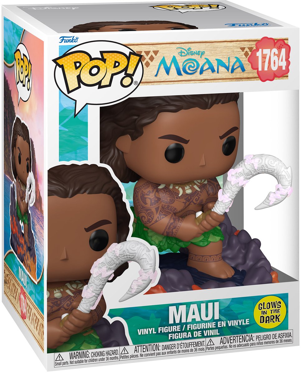Funko-pop ! Disney premium : Moana - Maui (lueur dans le noir) #1764