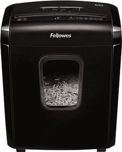 Fellowes 6m - destructeur de papier - lambeaux mini-coupés p4 - 6 feuilles
