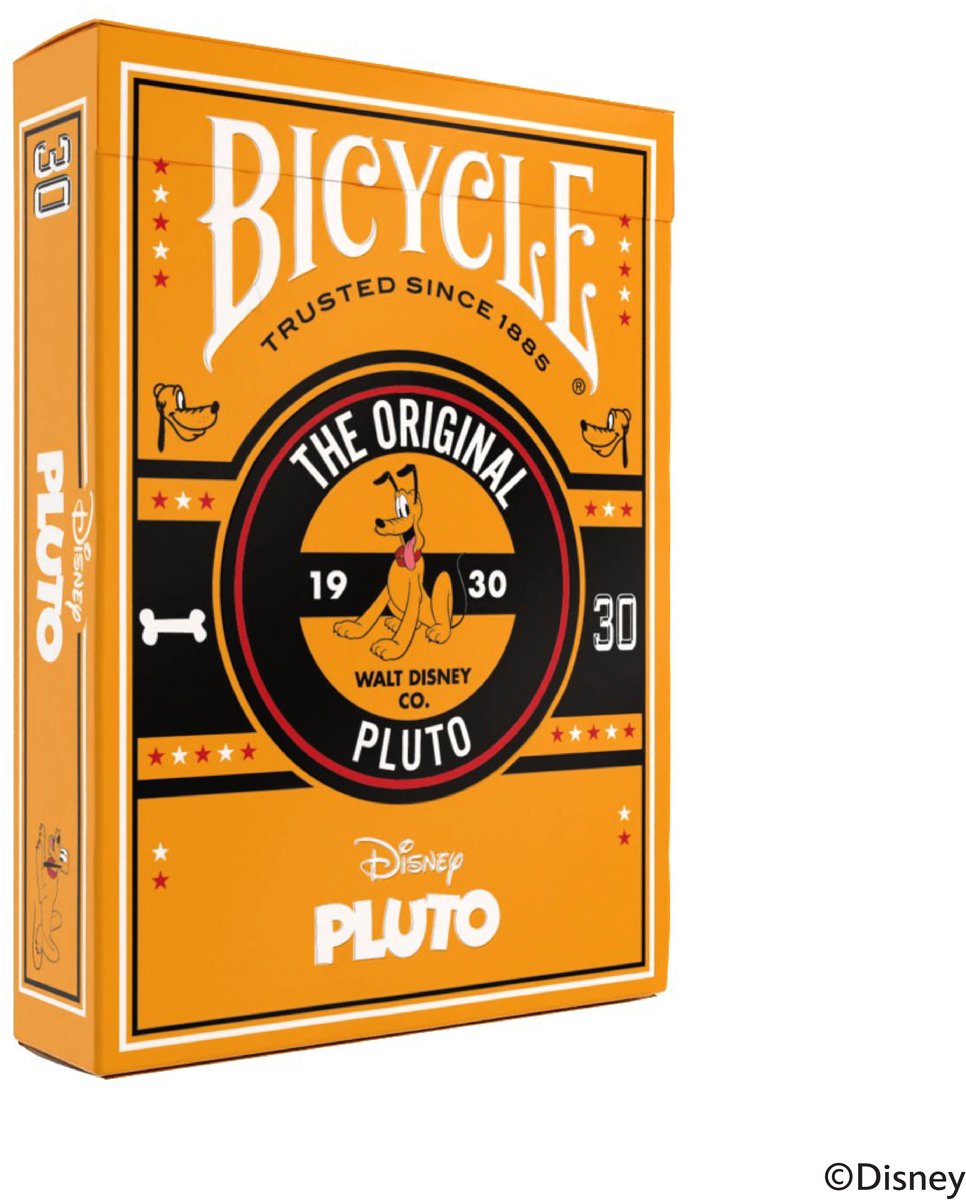 Bicycle ® Disney Classic Pluton - Cartes à jouer premium - Poker - Objet de collection