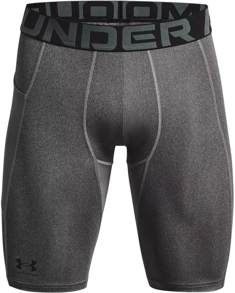 Under Armour UA HG Armour LNG Shorts Pantalon de sport pour homme - Gris - Noir