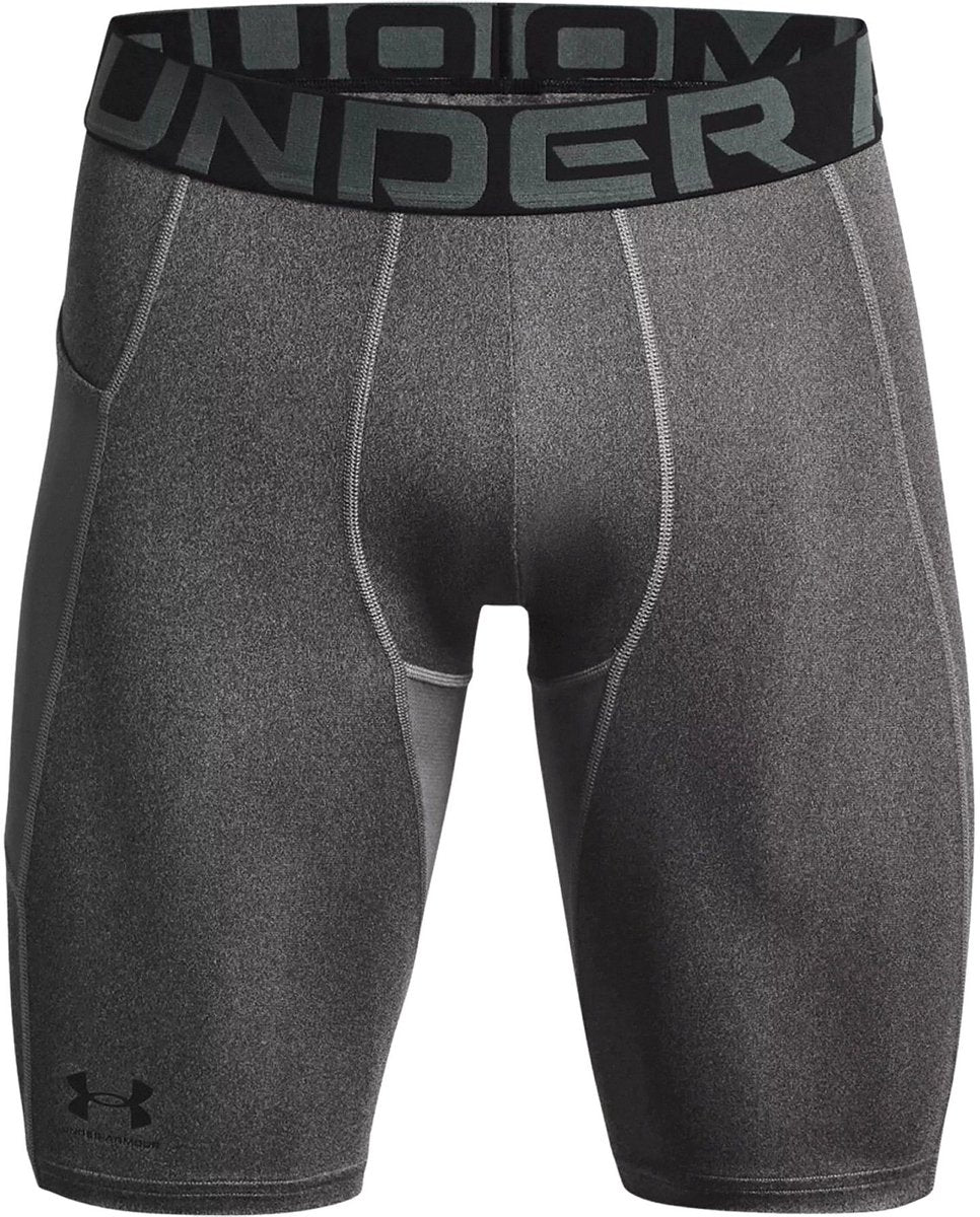 Under Armour UA HG Armour LNG Shorts Pantalon de sport pour homme - Gris - Noir