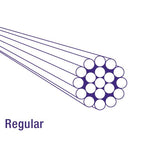 Rem Binnenkabel Elvedes 2350 mm en acier inoxydable lisse Ø1,5 mm V-Nipple et T-Nipple (sur carte) - afbeelding 2