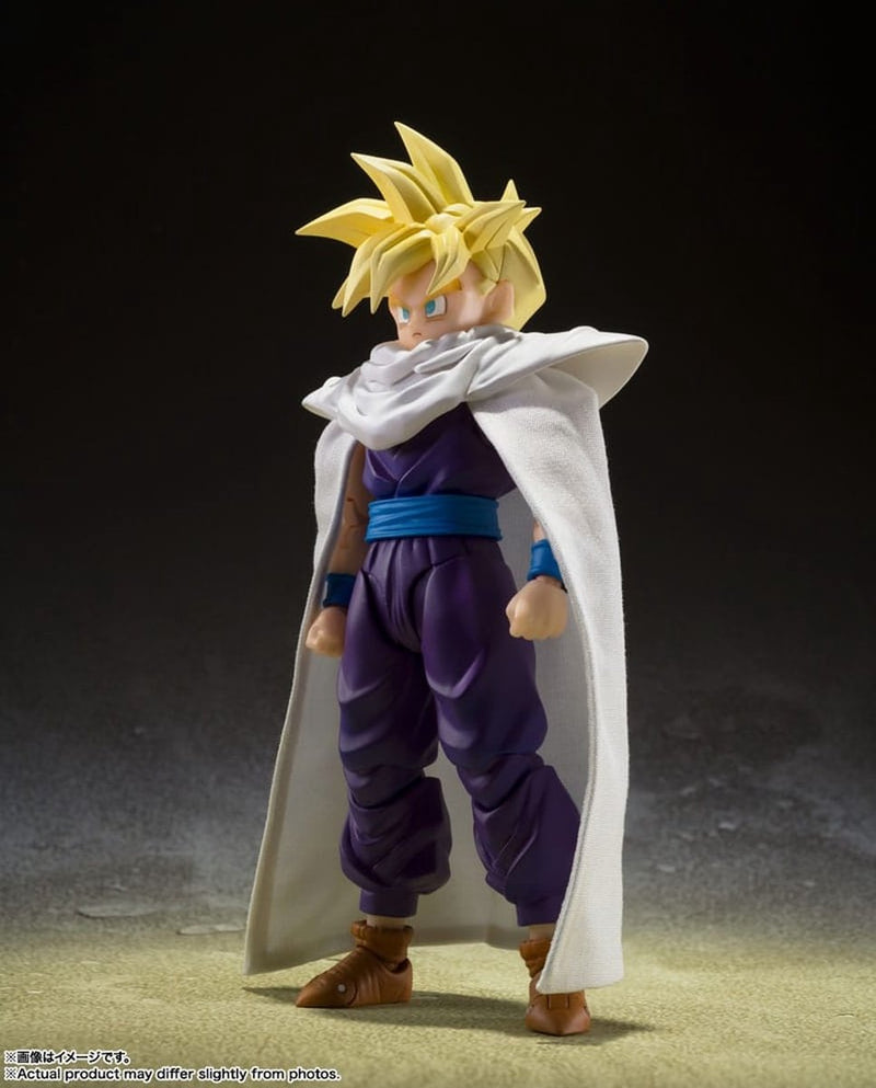 Bandai Tamashii Nations Dragon Ball Z S.H. figurine figuarts super saiyan son gohan - le guerrier qui a surpassé goku figurine 11 cm