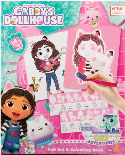 Cannenco Gabby's Dollhouse Feltkunst Colorbook