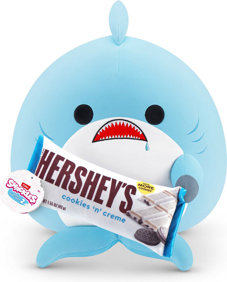 Snackles série 2 - requin seth avec hersheys - 38 cm de zuru
