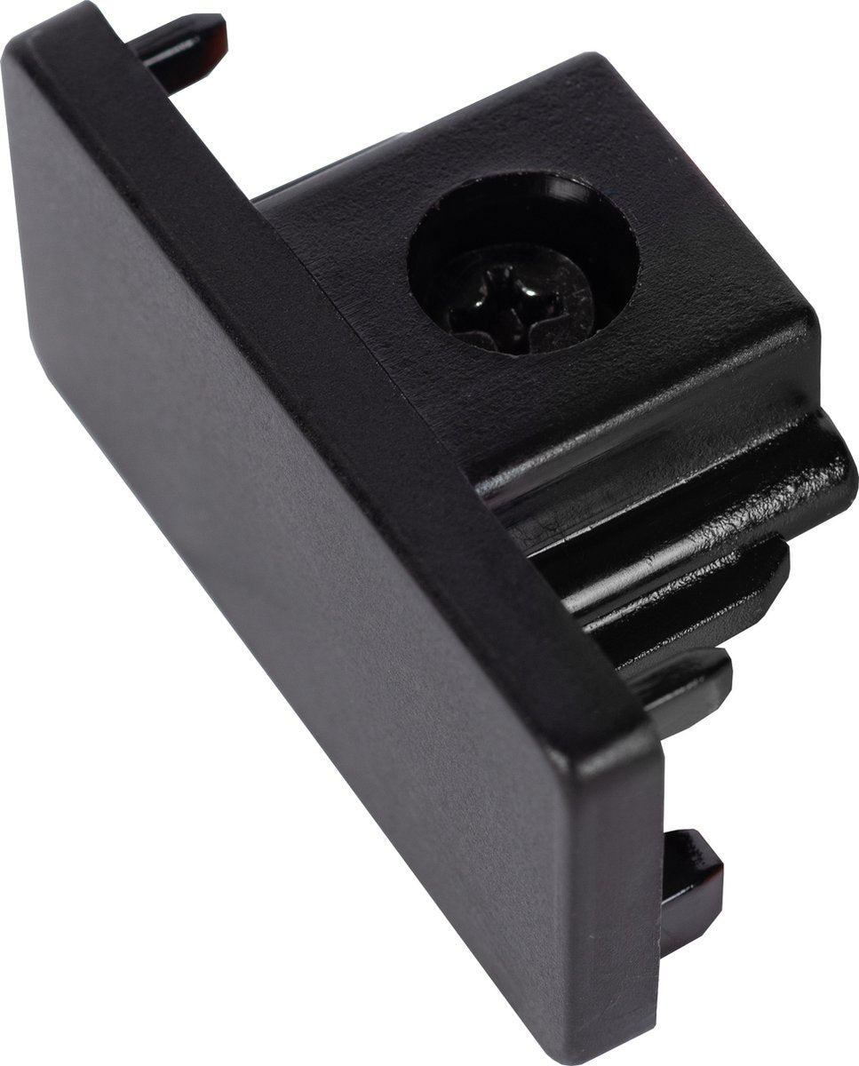 Embout de rail Lucide - Éclairage sur rail pour système de rail monophasé - lot de 2 - noir (extension)